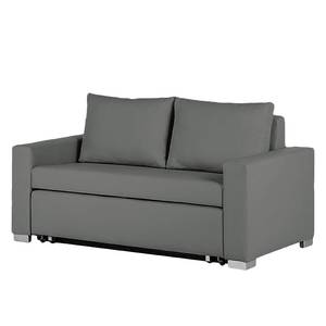 Schlafsofa LATINA Basic Kunstleder - Kunstleder Koda: Hellgrau - Breite: 153 cm