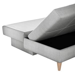 Canapé convertible Limba Tissu - Gris clair