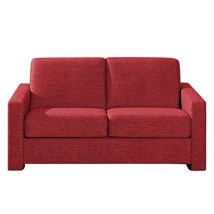 Schlafsofa Louis Webstoff Rot - Breite: 208 cm