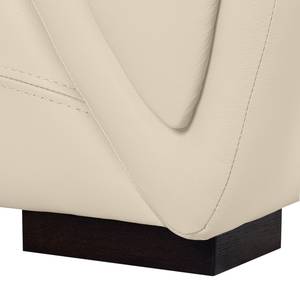 Canapé convertible Luzzi Cuir véritable beige