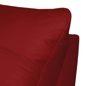 Canapé convertible Luzzi Cuir véritable rouge