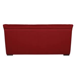 Canapé convertible Luzzi Cuir véritable rouge