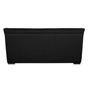 Canapé convertible Luzzi Cuir véritable noir