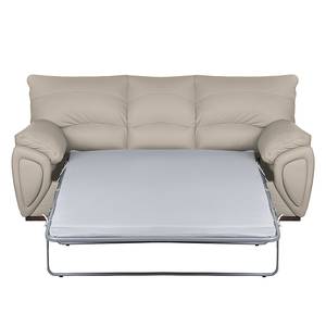 Schlafsofa Luzzi Echtleder Taupe