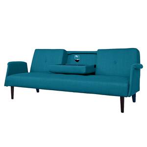 Canapé convertible Mads Tissu bleu