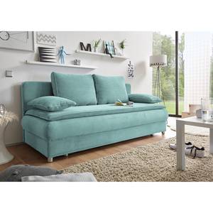 Canapé convertible Manacor Microfibre - Bleu pastel