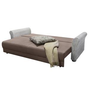 Schlafsofa Cuba Light Flachgewebe -  Cubanit / Weiß