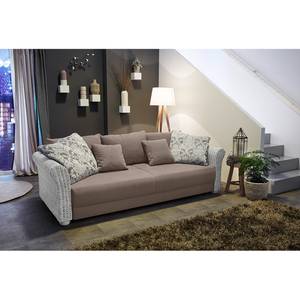 Schlafsofa Cuba Light Flachgewebe -  Cubanit / Weiß