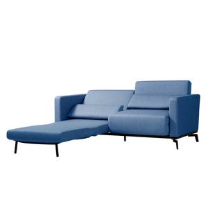 Schlafsofa Maven Webstoff Stoff Bora: Blau