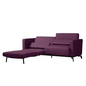 Schlafsofa Maven Webstoff Stoff Zahira: Aubergine