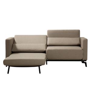 Schlafsofa Maven Webstoff Stoff Zahira: Beige-Grau