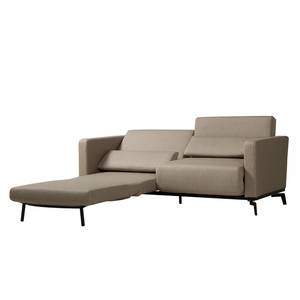 Schlafsofa Maven Webstoff Stoff Zahira: Beige-Grau