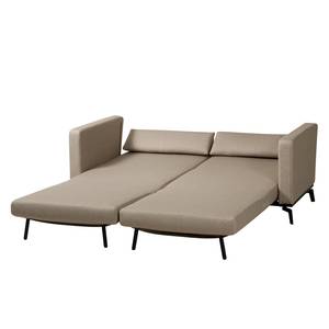 Schlafsofa Maven Webstoff Stoff Zahira: Beige-Grau