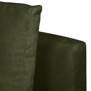 Canapé convertible McLennan Microfibre - Vert olive - Vert olive