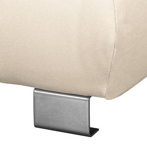 Canapé convertible Monteria Tissu structuré - Beige clair