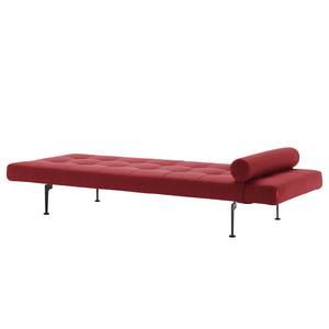 Chaise longue Napper Laser Legs Tissu - Tissu Twist : Rust Red