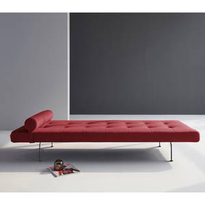 Chaise longue Napper Laser Legs Tissu - Tissu Twist : Rust Red