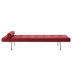 Chaise longue Napper Laser Legs Tissu - Tissu Twist : Rust Red