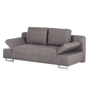 Schlafsofa New Providence mit Bettkasten - Webstoff Hellgrau