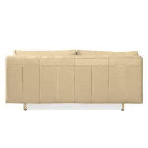 Schlafsofa Novato Echtleder Taupe