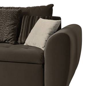 Schlafsofa Peguera Microfaser Taupe