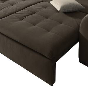 Schlafsofa Peguera Microfaser Taupe