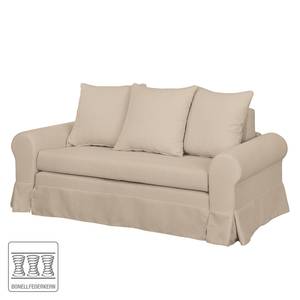 Canapé convertible Larmond Tissu - Cappuccino - Largeur : 165 cm