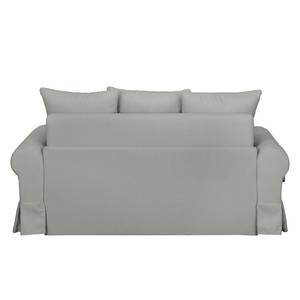 Canapé convertible Larmond Tissu - Platine - Largeur : 165 cm