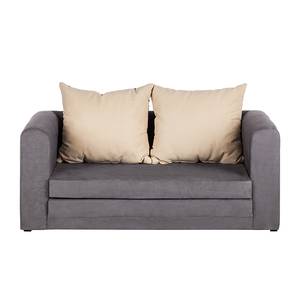 Canapé convertible Petty Microfibre - Gris