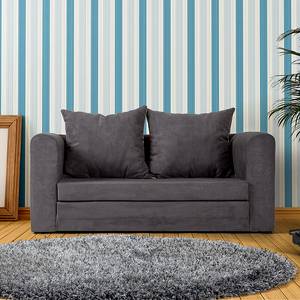 Schlafsofa Petty Microfaser Grau