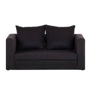 Schlafsofa Petty Microfaser Schwarz