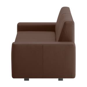 Schlafsofa Plaza Echtleder Echtleder - Espresso - Breite: 178 cm - Keine Funktion