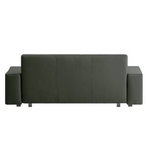 Schlafsofa Plaza Echtleder Echtleder - Tannengrün - Breite: 198 cm - Keine Funktion