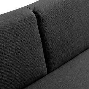 Schlafsofa Plaza Webstoff Anthrazit - Breite: 178 cm - Keine Funktion