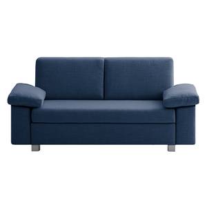 Schlafsofa Plaza Webstoff Blau - Breite: 192 cm - Armlehne verstellbar