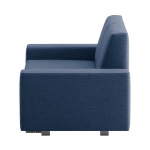 Schlafsofa Plaza Webstoff Webstoff - Blau - Breite: 228 cm - Keine Funktion