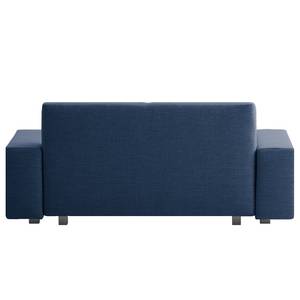 Canapé convertible Plaza Tissu - Bleu - Largeur : 228 cm - Sans fonction