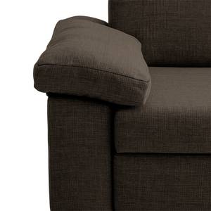 Schlafsofa Plaza Webstoff Webstoff - Braun - Breite: 172 cm - Armlehne verstellbar