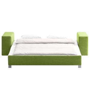 Schlafsofa Plaza Webstoff Webstoff - Grün - Breite: 198 cm - Keine Funktion