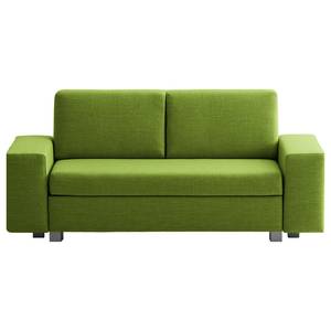 Canapé convertible Plaza Tissu - Vert - Largeur : 228 cm - Sans fonction