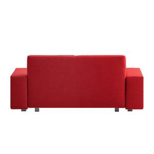 Divano letto Plaza Tessuto - Rosso - Larghezza: 178 cm - Nessuna funzione