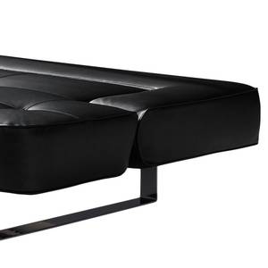 Schlafsofa Puzzle Luxe Kunstleder Schwarz