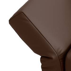 Schlafsofa Randa Echtleder Espresso - Breite: 202 cm