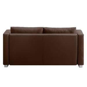 Schlafsofa Randa Echtleder Espresso - Breite: 202 cm