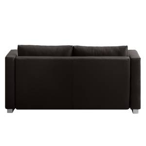 Schlafsofa Randa Echtleder Kaffeebraun - Breite: 202 cm