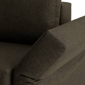 Schlafsofa Randa Webstoff Braun - Breite: 202 cm