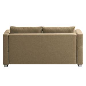 Schlafsofa Randa Webstoff Webstoff - Hellbraun - Breite: 202 cm