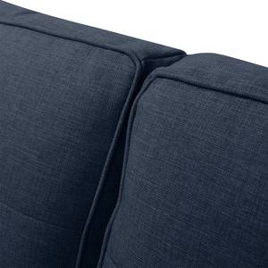 Schlafsofa Realico Webstoff Marineblau