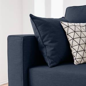 Schlafsofa Realico Webstoff Marineblau