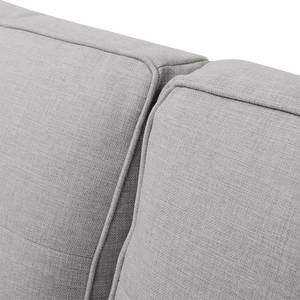 Canapé convertible Realico Tissu - Gris argenté